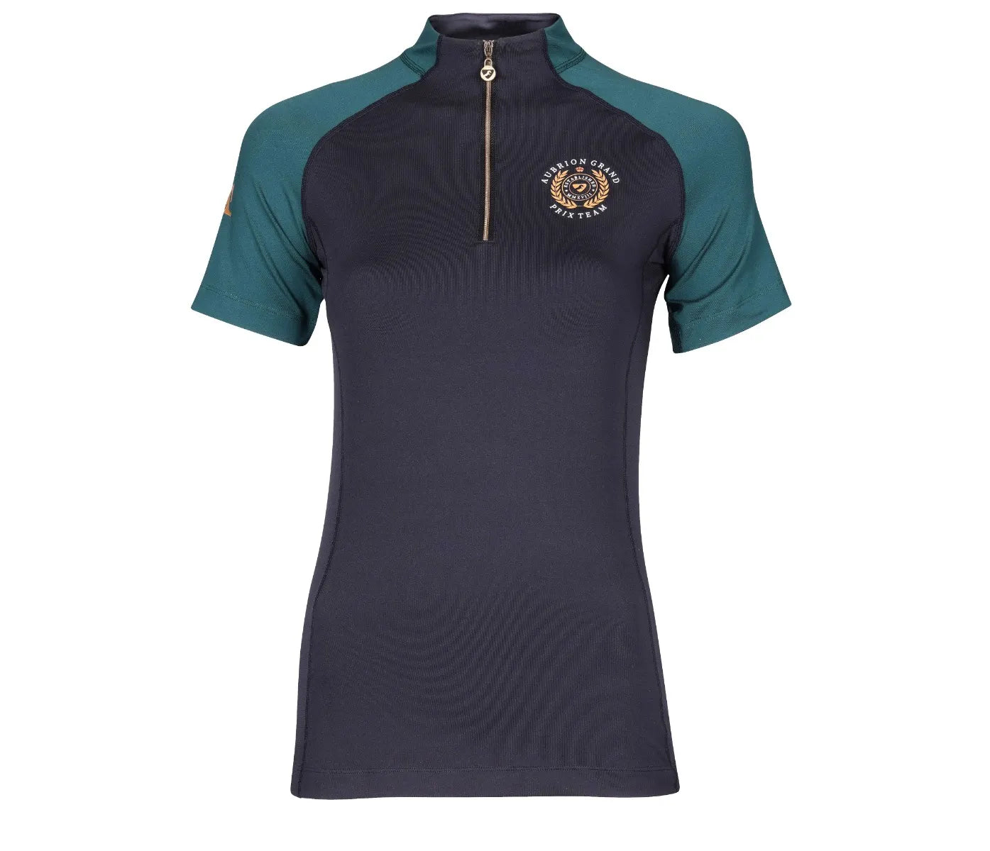 Shires Aubrion Team Short Sleeve Base Layer Black