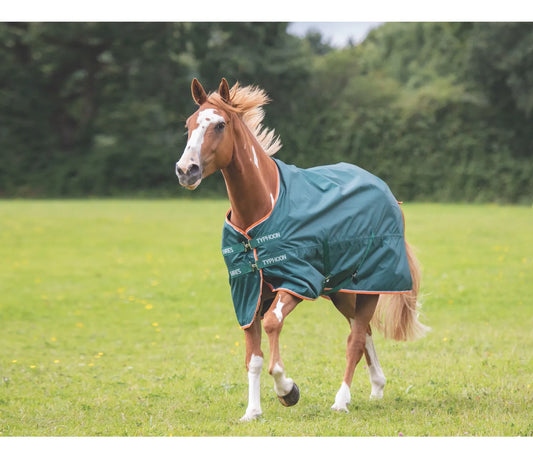 Shires Typhoon Lite Turnout Rug Green