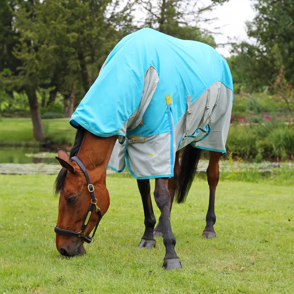 Shires Highlander Plus Waterproof Fly Rug Blue