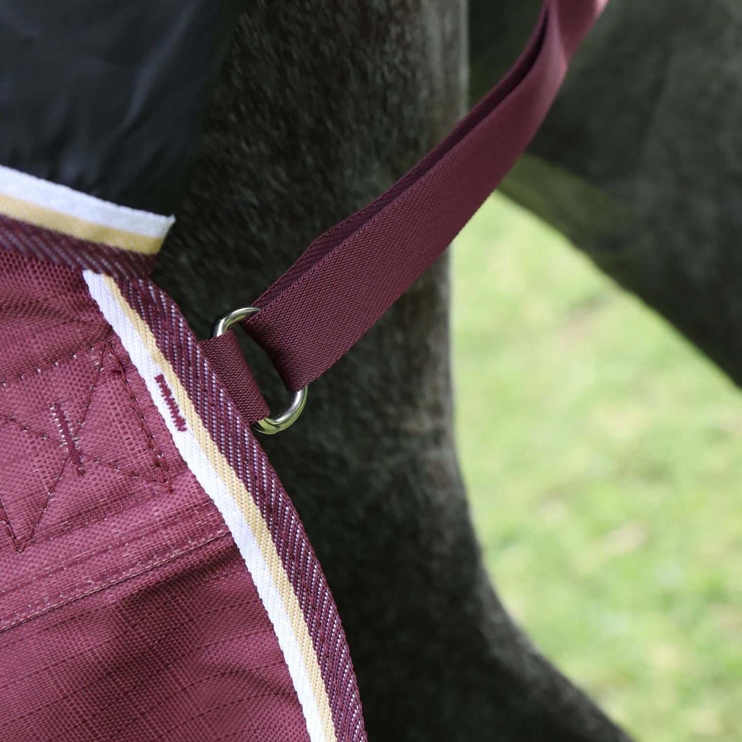 Shires Highlander Plus 100g Combo Turnout Rug Maroon