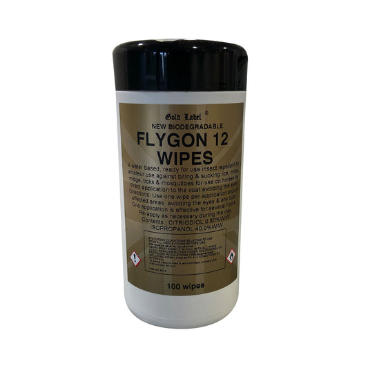 Gold Label Flygon 12 Wipes - 100 Pack