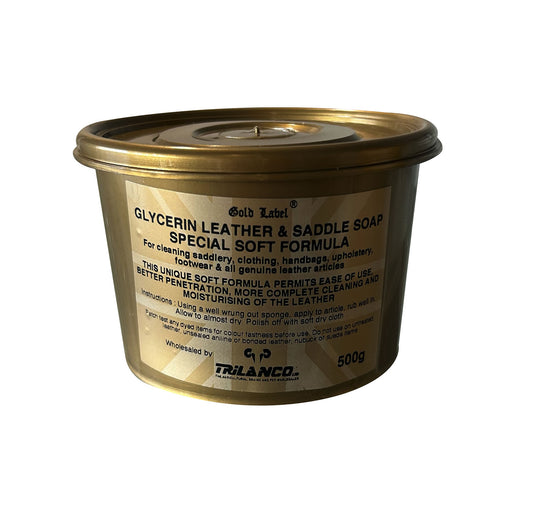 Gold Label Glycerin Leather & Saddle Soap Soft Formula