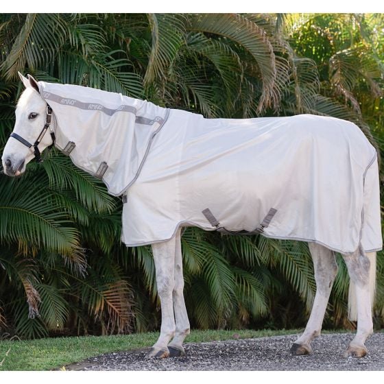 Horseware Amigo Integrated Fly Sheet Silver/Titanium Grey/Silver