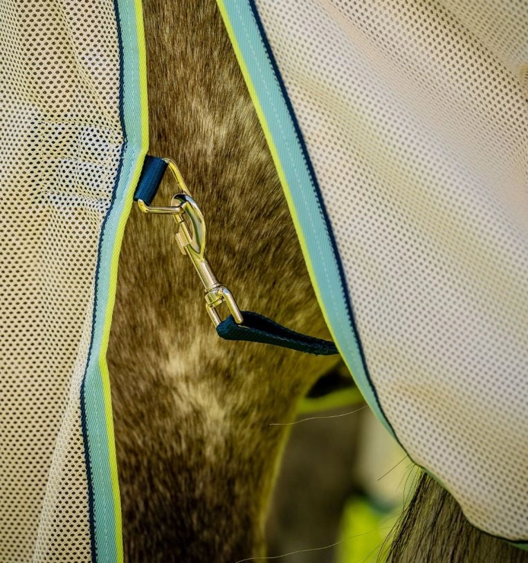 Horseware Amigo Bug Buster Fly Sheet Chalk/Navy & Blue Haze