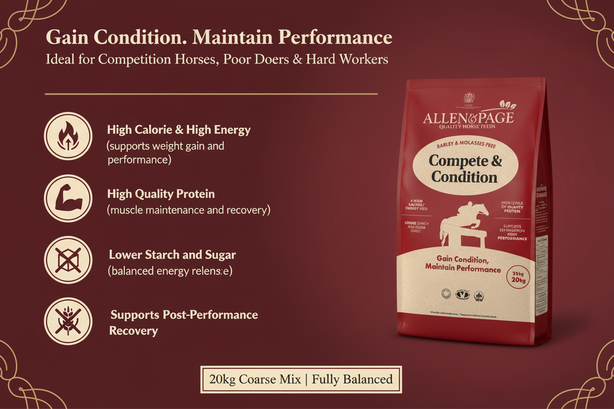 Allen & Page Compete & Condition 20kg Infographic