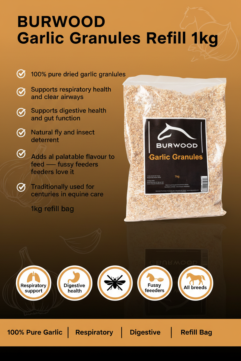 Burwood Garlic Granules Refill Infographic