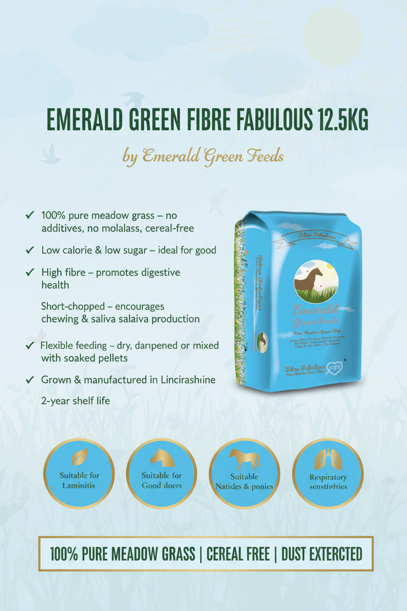 Emerald Green Fibre Fabulous 12.5kg Infographic