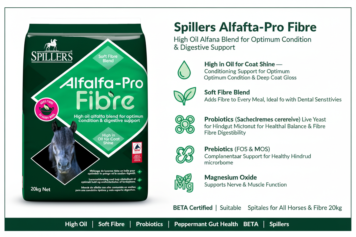 Spillers Alfalfa-Pro Fibre Infographic