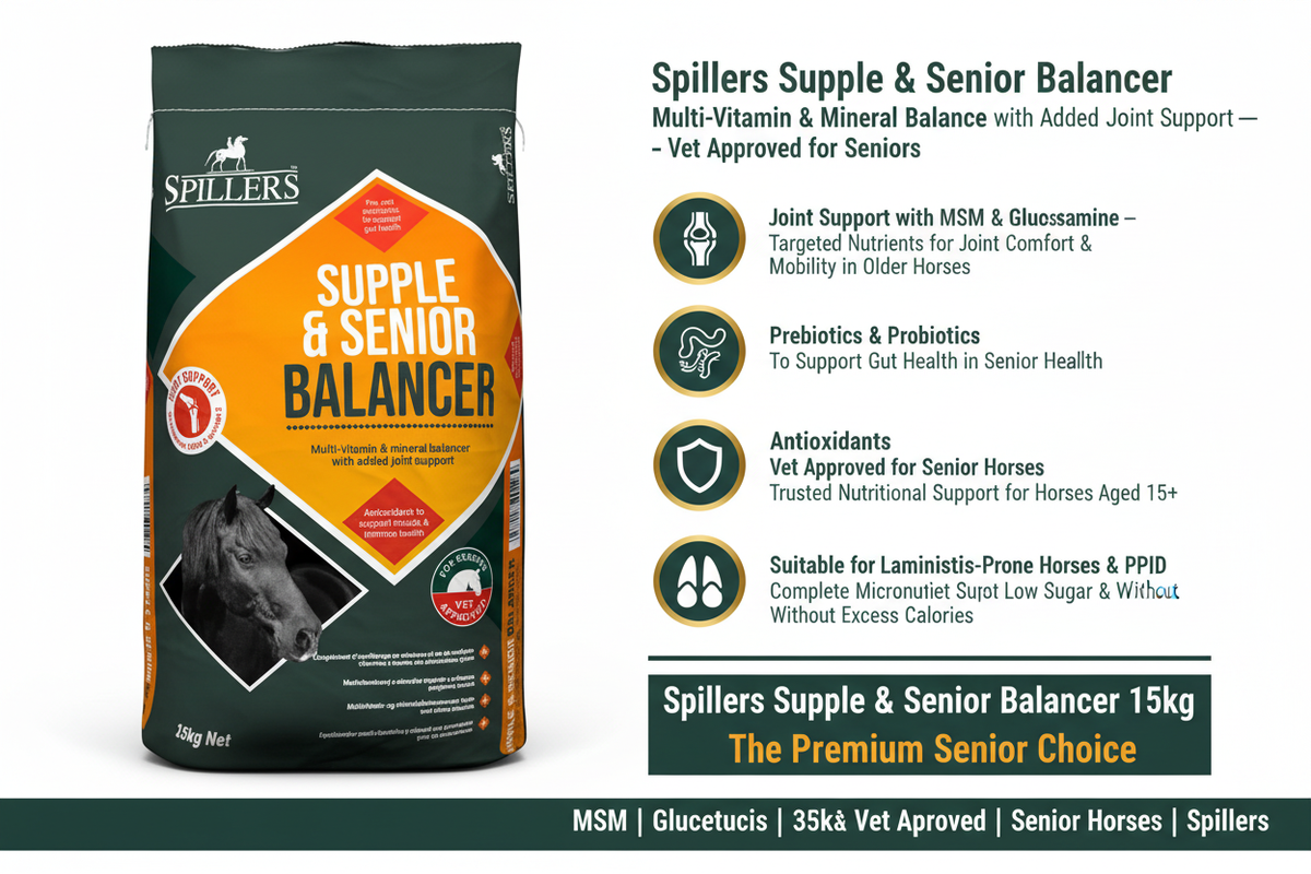 Spillers Supple & Senior Balancer Infographic