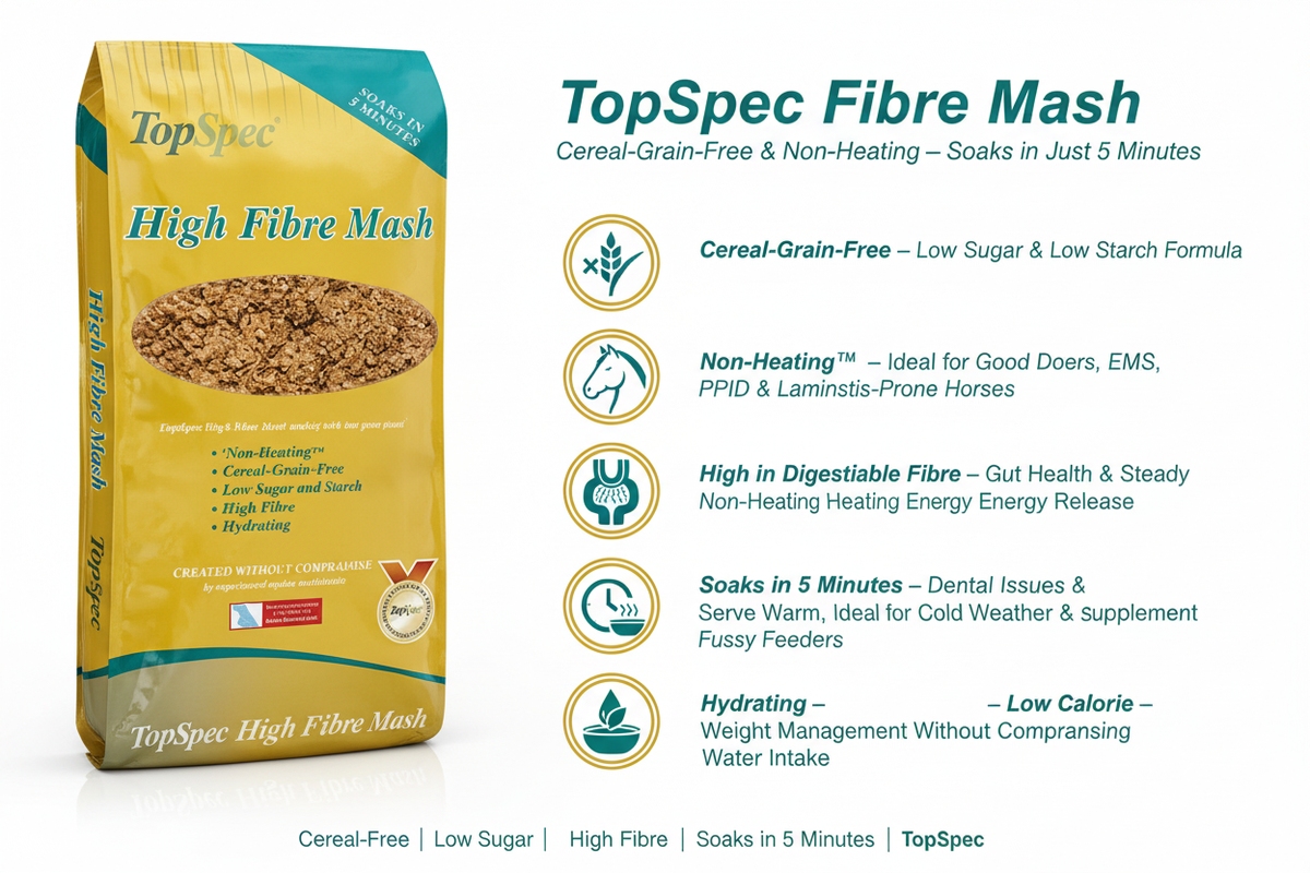TopSpec High Fibre Mash Infographic