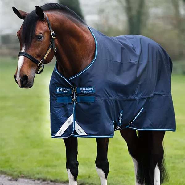 Horseware Amigo Bravo 12 Xl Original Turnout Rug Lite Navy/White