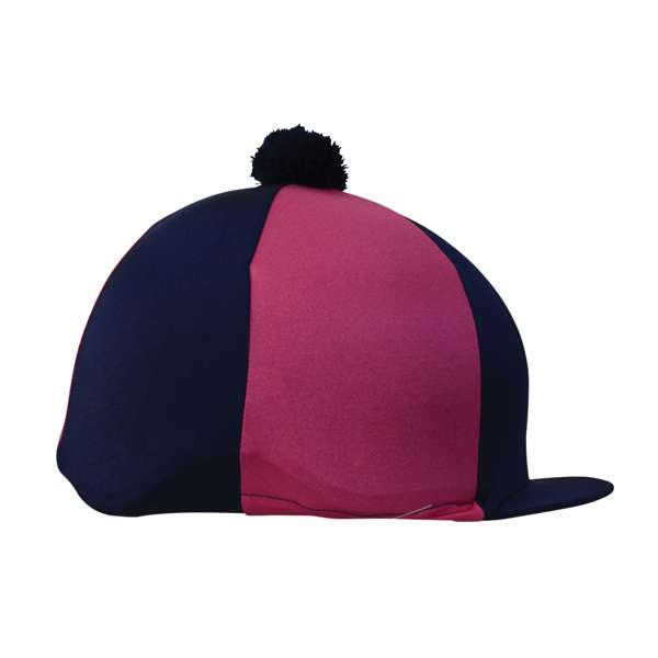 Hy Equestrian Two Tone Lycra Silks With Bobble