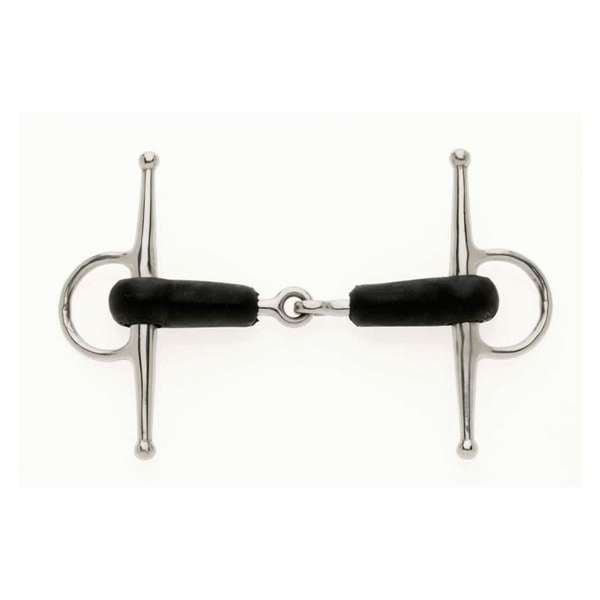 Rubber Mouth Full Cheek Jointed Snaffle