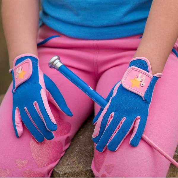 Little Rider Star In Show Kids Riding Gloves