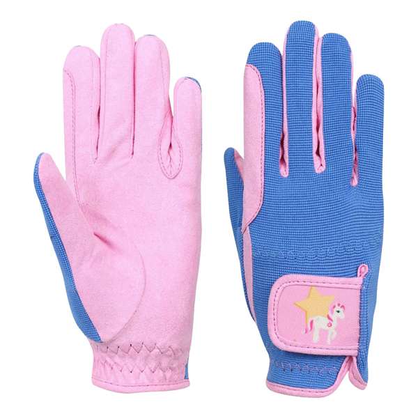Little Rider Star In Show Kids Riding Gloves