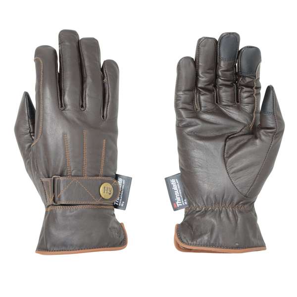 Hy Equestrian Thinsulate Leather Winter Riding Gloves