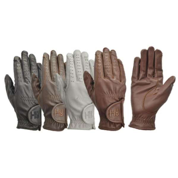 Hy Equestrian Kids Leather Riding Gloves