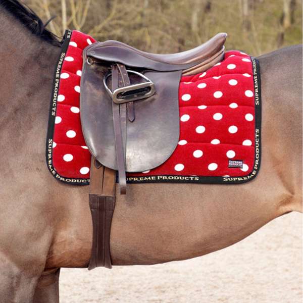 Supreme Products Dotty Fleece Saddle Pad