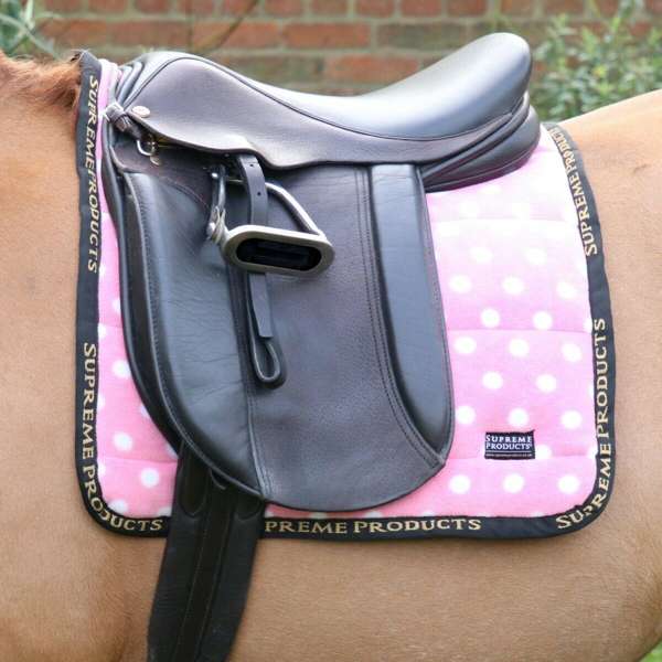 Supreme Products Dotty Fleece Saddle Pad