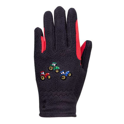 Tractor Collection Fleece Gloves By Little Knight