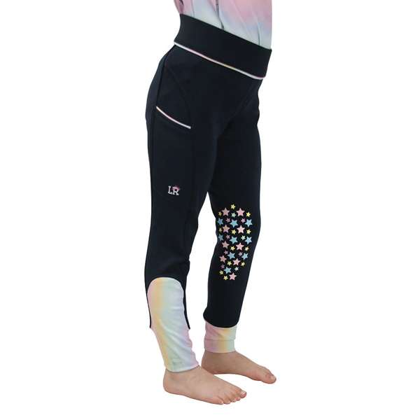 Dazzling Dream Riding Tights By Little Rider Navy/Pastel