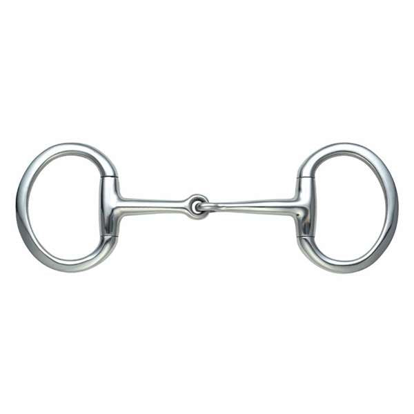 Shires Brass Alloy Flat Ring Jointed Eggbutt