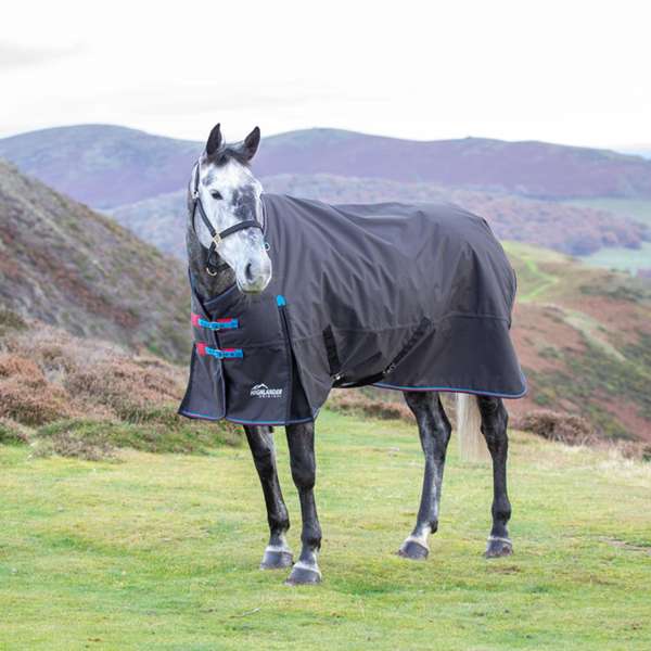 Shires Highlander Original 200 Turnout Rug Black