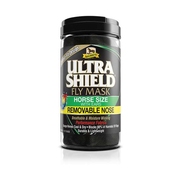 Absorbine Ultrashield Fly Mask Removable Nose