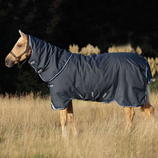 Horseware Amigo Bravo 12 Plus Turnout Rug Medium 250G Black/Blue