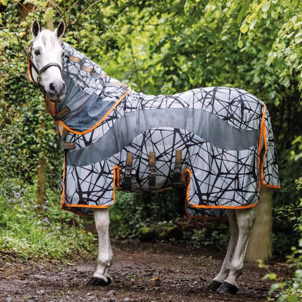 Horseware Amigo Camofly Grey/Orange