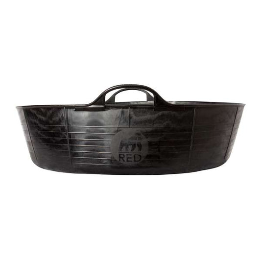 Red Gorilla Recycled Shallow Tub Black