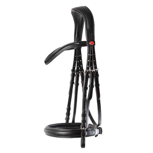 Kieffer Ultrasoft Sue Snaffle Bridle Black