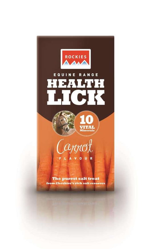 Rockies Health Lick Carrot 10 x 2kg