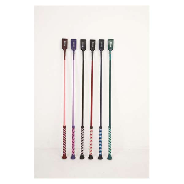 Hy Equestrian Cord Handle Riding Whip 66cm