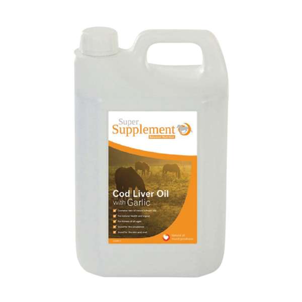 Super Supplement Cod Liver Oil With Garlic