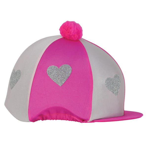 Love Heart Glitter Hat Cover By Little Rider
