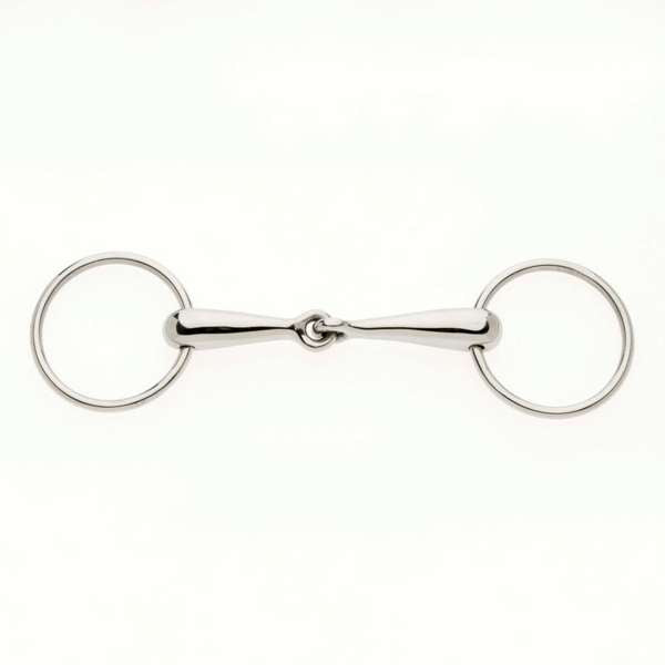 Thin German Hollow Mouth Loose Ring Snaffle