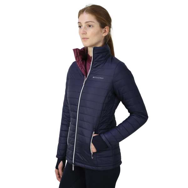 Hy Equestrian Synergy Padded Jacket Navy/Fig