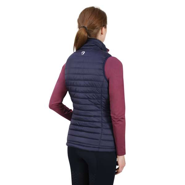 Hy Equestrian Synergy Padded Gilet Navy/Fig