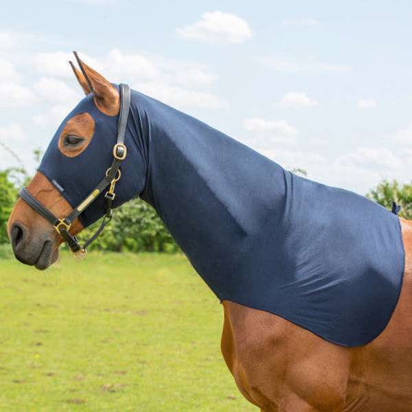 Hy Equestrian Lycra Flex Hood Navy