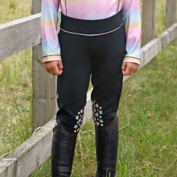 Dazzling Dream Riding Tights By Little Rider Navy/Pastel
