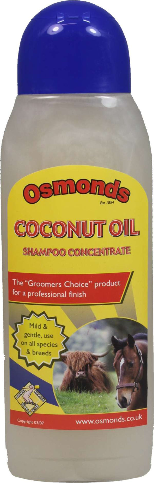 Osmonds Coconut Oil Shampoo Concentrate 1 Litre