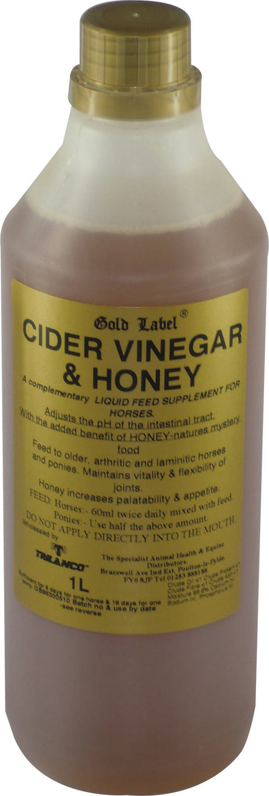 Gold Label Cider Vinegar & Honey 1 Litre
