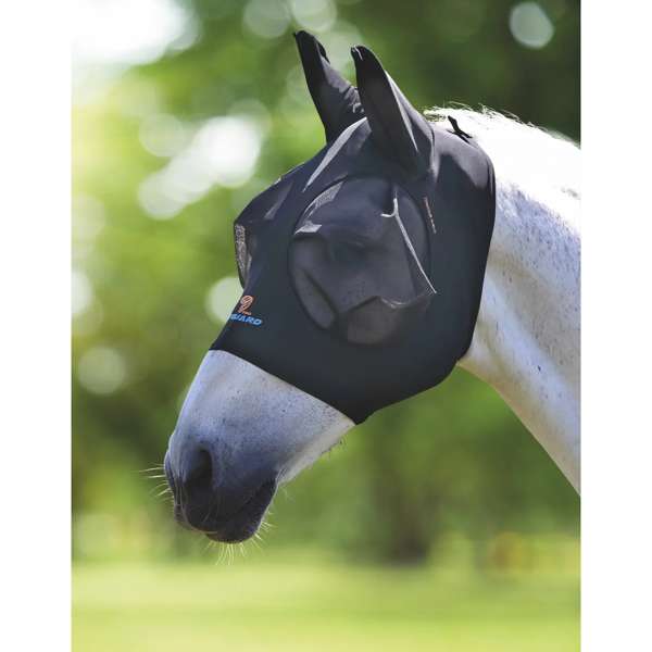 Shires Flyguard Pro Stretch Fly Mask Jet