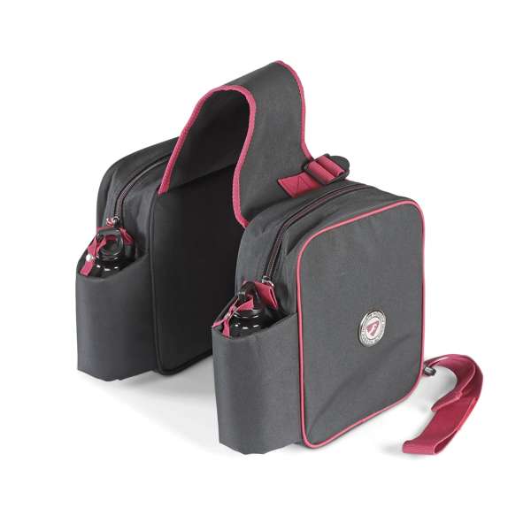 Shires Aubrion Saddle Panniers Charcoal