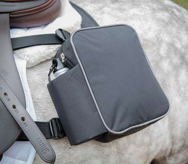 Shires Aubrion Saddle Panniers Charcoal