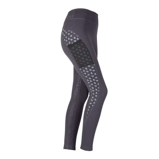 Shires Aubrion Coombe Riding Tights Young Rider Reflective