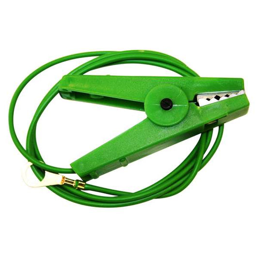 Agrifence Earth Lead On Green Croc Clip