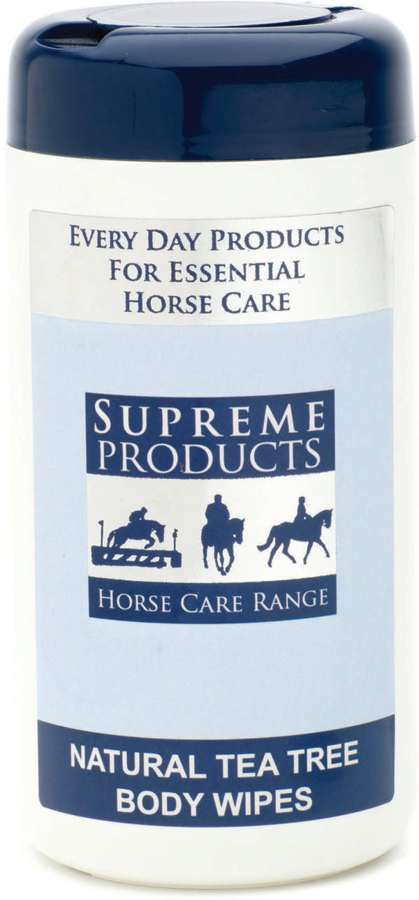 Supreme Products Natural Tea Tree Body Wipes 100 Pack