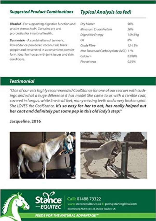 CoolStance Copra Meal Horse Feed 20kg - Free P & P